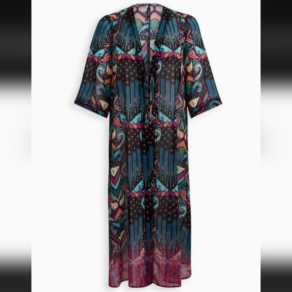 Torrid Swim Cover up Kimono Size 3 3X - Picture 8 of 11